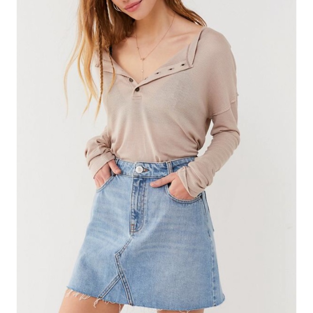 BDG ReMade Denim Mini Skirt NWT